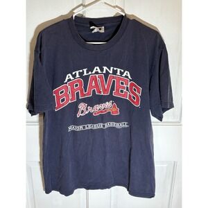 Y2K Vintage Atlanta Braves Tshirt Large CSA